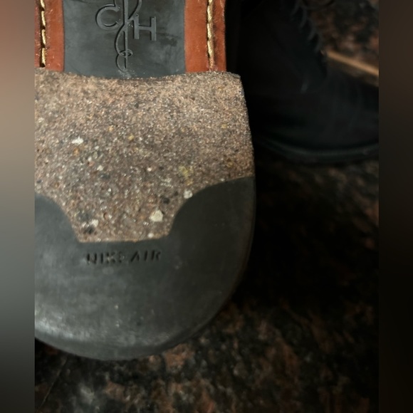 Cole Haan/Nike Air Oxford Black Leather dress shoes retails $198 size 12 - Picture 10 of 12